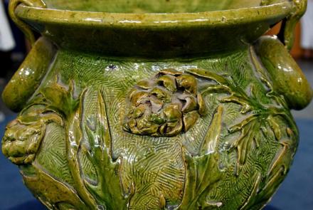 Appraisal: New Orleans Art Pottery Jardiniere, ca. 1886: asset-mezzanine-16x9
