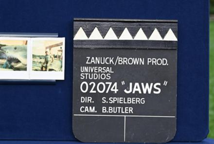 Appraisal: 1975 "Jaws" Clapperboard: asset-mezzanine-16x9