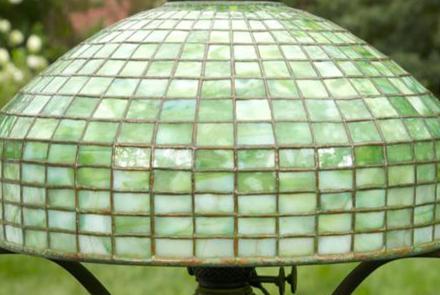 Appraisal: Tiffany Studios Geometric Table Lamp, ca. 1906: asset-mezzanine-16x9