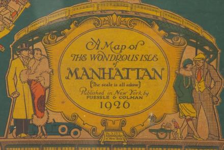 Appraisal: 1926 C.V. Farrow Manhattan Poster Map: asset-mezzanine-16x9