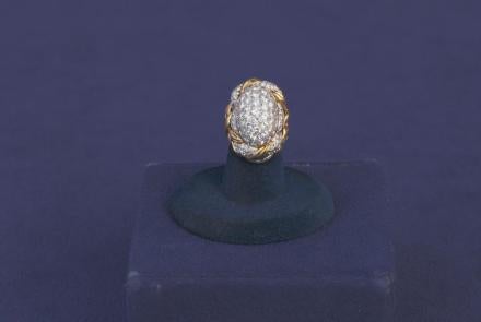 Appraisal: Verdura Gold, Platinum & Diamond Ring, ca.1965: asset-mezzanine-16x9