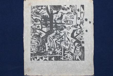 Appraisal: 1959 Munakata Shikō Woodblock Print: asset-mezzanine-16x9