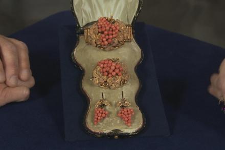 Appraisal: Victorian Coral Jewelry Suite, ca. 1860: asset-mezzanine-16x9