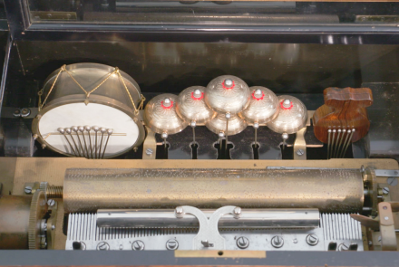 Appraisal: Swiss Cylinder Music Box, ca. 1890: asset-mezzanine-16x9