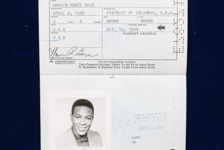 Appraisal: 1964 Marvin Gaye Passport: asset-mezzanine-16x9
