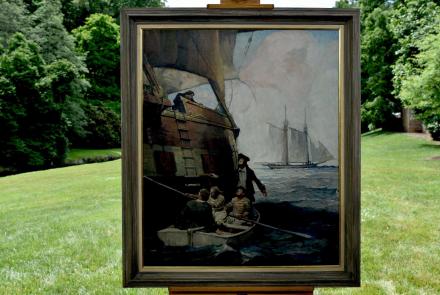 Appraisal: 1923 Frank Schoonover Oil Painting: asset-mezzanine-16x9