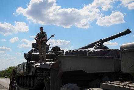 Ukrainian soldiers repel Russian forces using U.S. weapons: asset-mezzanine-16x9