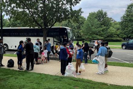 BORDER D.C. mayor declares emergency over migrant buses: asset-mezzanine-16x9