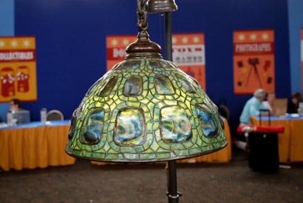 Appraisal: Tiffany Studios Turtle Back Glass Shade: asset-mezzanine-16x9