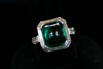 Appraisal: Art Deco Emerald and Diamond Ring, ca. 1930: asset-mezzanine-16x9