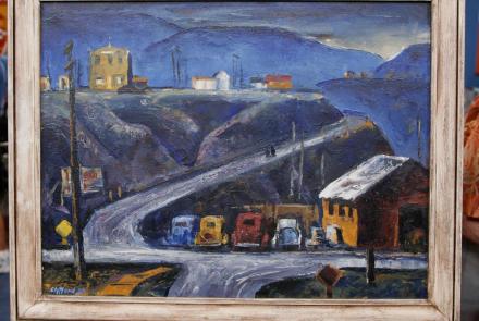 Appraisal: 1937 Clyfford Still Oil Painting: asset-mezzanine-16x9