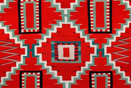 Appraisal: 1880s Navajo Germantown Blanket: asset-mezzanine-16x9