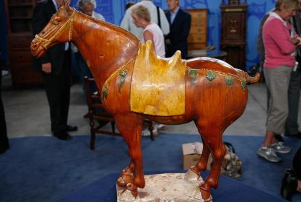 Appraisal: Tang Dynasty Ceramic Horse Sculpture: asset-mezzanine-16x9
