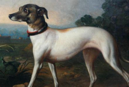 Appraisal: British Dog Portrait, ca. 1830: asset-mezzanine-16x9