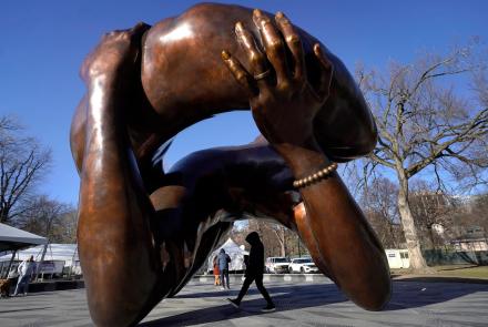 'The Embrace' sculpture celebrates MLK's legacy in Boston: asset-mezzanine-16x9