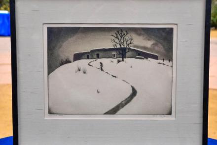 Appraisal: 1934 Gene Kloss "Snow and Adobe" Etching: asset-original