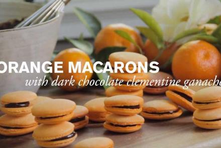 Orange Macaron with Dark Chocolate Ganache: asset-mezzanine-16x9