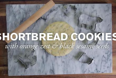 Shortbread Cookies with Black Sesame & Orange Zest : asset-mezzanine-16x9