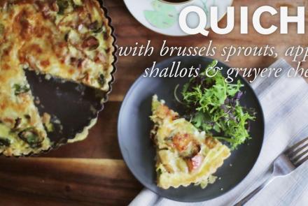 Quiche with Brussels Sprouts, Apples & Shallots: asset-mezzanine-16x9