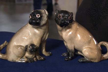 Appraisal: Meissen Porcelain Pug Dogs, ca. 1880: asset-mezzanine-16x9