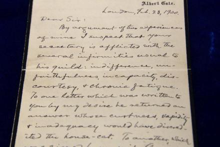 Appraisal: 1900 Mark Twain Letter: asset-mezzanine-16x9