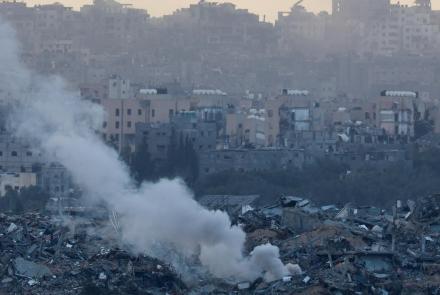 News Wrap: Hundreds killed in airstrikes, combat in Gaza: asset-mezzanine-16x9