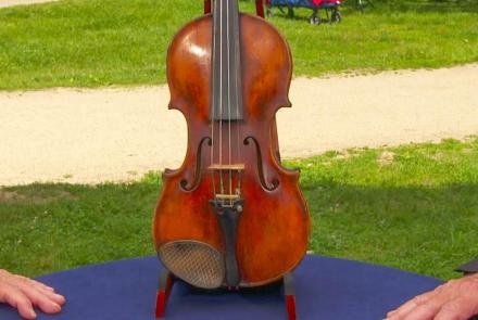 Appraisal: François Breton Violin, ca. 1830: asset-mezzanine-16x9