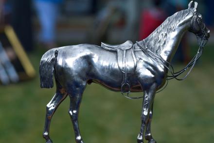 Appraisal: 1928 English Sterling Silver Horse: asset-original