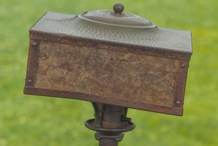 Appraisal: Old Mission Kopper Kraft Table Lamp, ca. 1923: asset-original