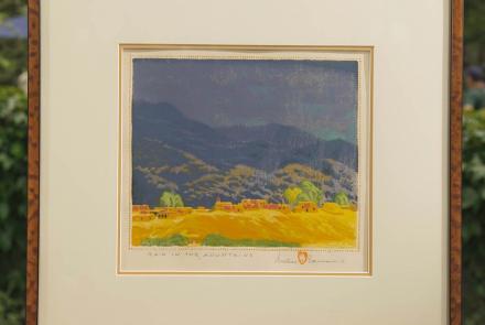 Appraisal: 1956 Gustave Baumann Rain in the Mountains Print: asset-original