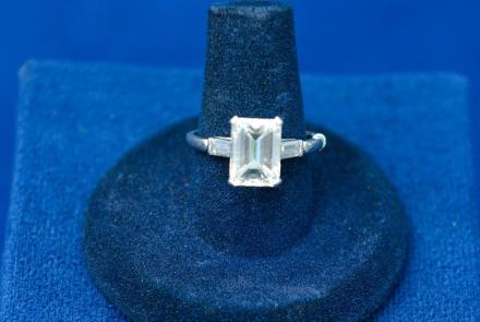 Appraisal: Art Deco Diamond & Platinum Ring, ca. 1920: asset-original