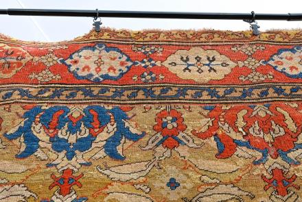 Appraisal: Anatolian Smyrna Wool Rug, ca. 1675: asset-original