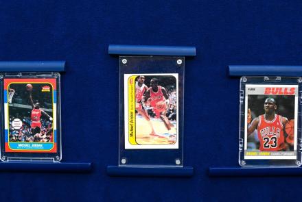 Appraisal: Michael Jordan Basketball Cards & Sticker: asset-original