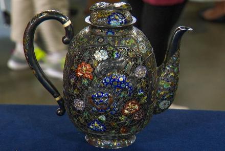 Appraisal: Hiratsuka Filigree & Cloisonné Teapot, ca. 1895: asset-original