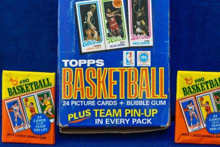 Appraisal: 1980 Topps Basketball Cards Box: asset-original