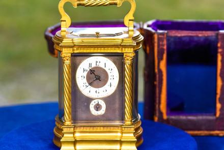 Appraisal: 1889 Tiffany & Co. Makers Carriage Clock: asset-original