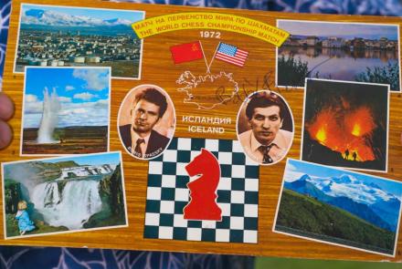 Appraisal: 1972 Bobby Fischer-signed Postcard: asset-original