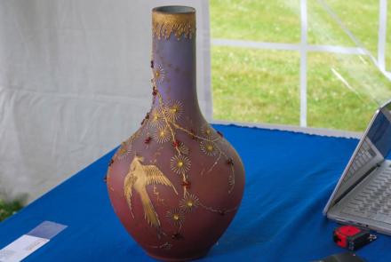 Appraisal: 1890 European Glass Vase: asset-original
