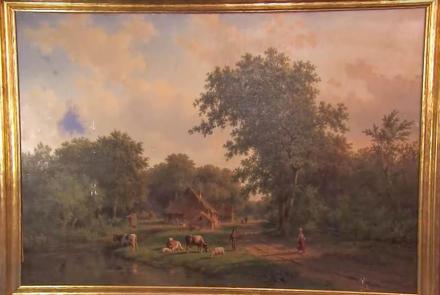 Appraisal: 1867 Wilhelm Velten Landscape Oil: asset-original