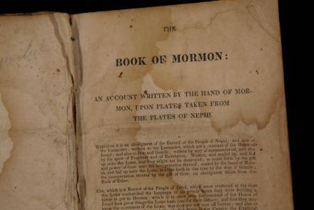 Appraisal: 1830 "The Book of Mormon" First Printing: asset-original