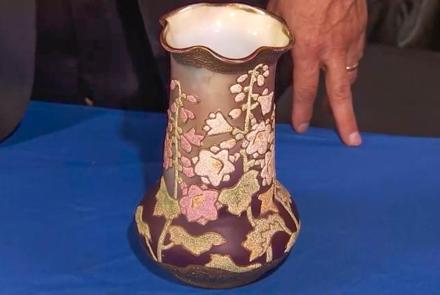 Appraisal: Early 20th C. Nippon Coralene Vase: asset-original