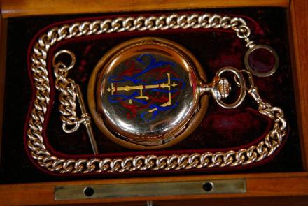 Appraisal: 1897 Presentation LeCoultre Chronograph & Box: asset-original