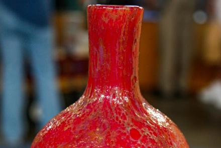 Appraisal: Tiffany Cypriote Glass Vase, ca. 1926: asset-original