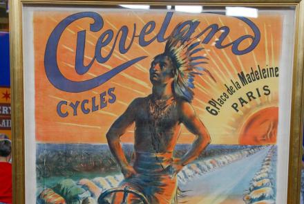 Appraisal: Cleveland Cycles Poster, ca. 1895: asset-original