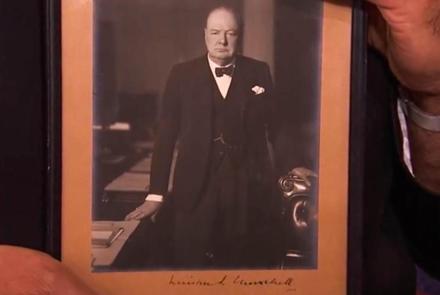 Appraisal: 1944 Signed Winston Churchill Photograph: asset-original