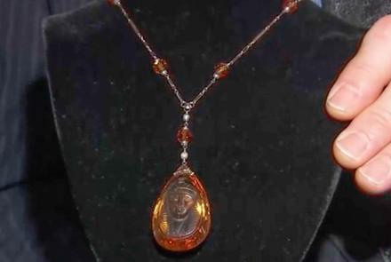 Appraisal: Egyptian Revival Necklace, ca. 1920: asset-original