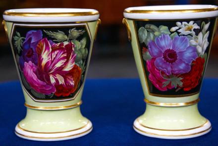 Appraisal: Flight & Barr Worcester Vases, ca. 1800: asset-original