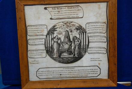 Appraisal: G. Washington Commemorative Bandana, ca.1799: asset-original