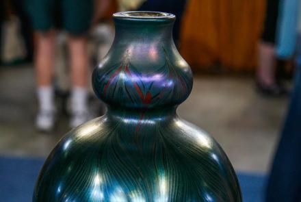 Appraisal: Tiffany Glass Vase, ca. 1895: asset-original