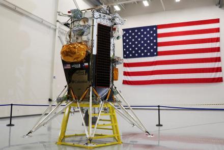 U.S. company lands private spacecraft on surface of the moon: asset-mezzanine-16x9